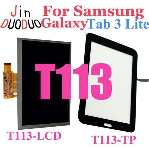 High Quality For Samsung Galaxy Tab 3 Lite T113 SM-T113 LCD Display Touch Screen Panel Digitizer Replacement Part