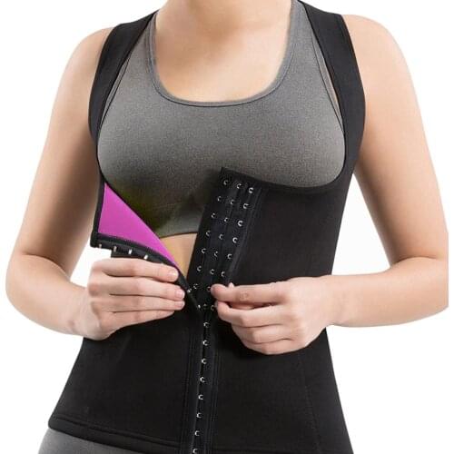 Women Slimming Vest Neoprene Corselet Waist Trainer Corset Weight Loss Body Shaper Workout Tank Tops Sauna Suits For Women