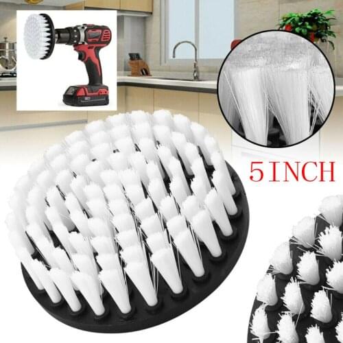 1pc Car Wheel Furniture Cleaning Drill Brush Detailing Tire Washing Soft Bristle Auto Clean Accessories For BMW Golf Passat