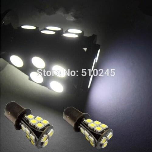 100x wholesale 1157 BAY15D 18 SMD 5050 Red CANBUS OBC No Error Signal P21/5W Car 18 LED Light Bulb free shipping