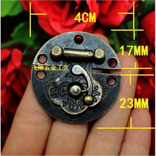 20pcs/lot free shipping Zinc alloy flowers and birds box buckle / Antique lock / wooden gift box buckle / packaging deduction