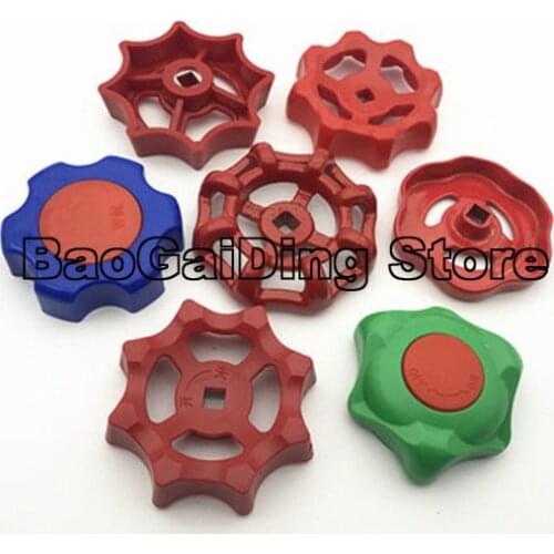 5*5mm 6*6mm 7*7mm 8*8mm 9*9mm Cast Iron Valve Handle Gate Valve Ball Valve Hand Wheel Shutoff Value Decorative Pipe Fittings