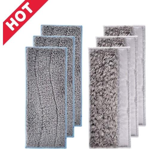 6 Pack Washable Wet Mopping Pads Replacement Compatible For IRobot Braava Jet M6