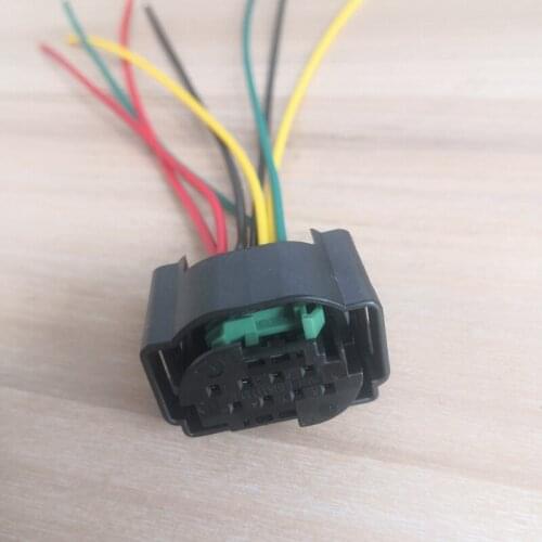 8 Pin/Way ACC Electric Eye Radar Sensor Plug Lane Change Assist Controller Connector Wire Harness For VW Audi 1-1534229-1