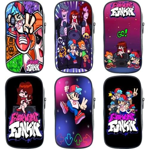 Friday Night Funkin Pencil Case Large Capacity Pencil Bag Students School Supplies Pen Bag Kids Gift Boy Girl Stationery Pen Box