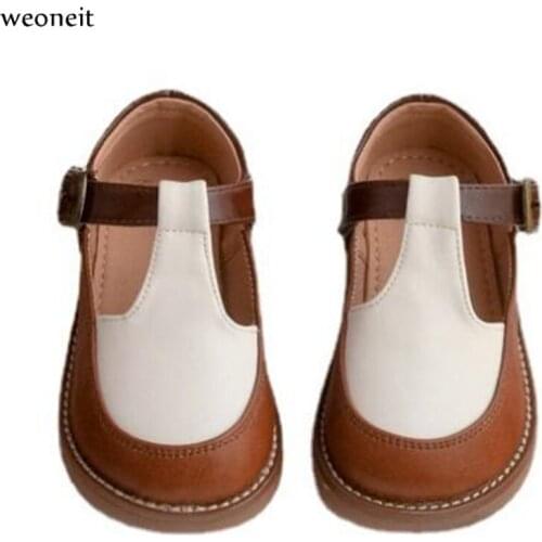 Weoneit Kids Shoes Children Princess Party Shoes Baby Girls Toddler Dress Flats Fashion Sandals Kids Boys Shoes CN 21-30