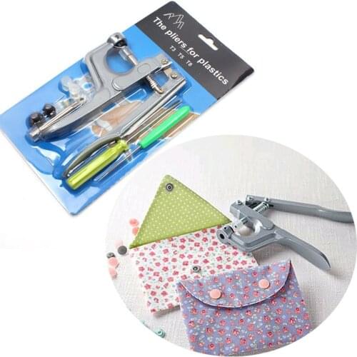 DIY Sewing Craft Tool Hand Setter Tool Fastener Kam Snaps Press Plier for T3 T5 T8 Resin Plastic Bottons snap installation tool