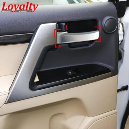 Loyalty for Toyota Land Cruiser FJ200 2015 2016 2017 ABS Interior Door Handle Bowl Cover Trim Chrome Car Accessories Styling