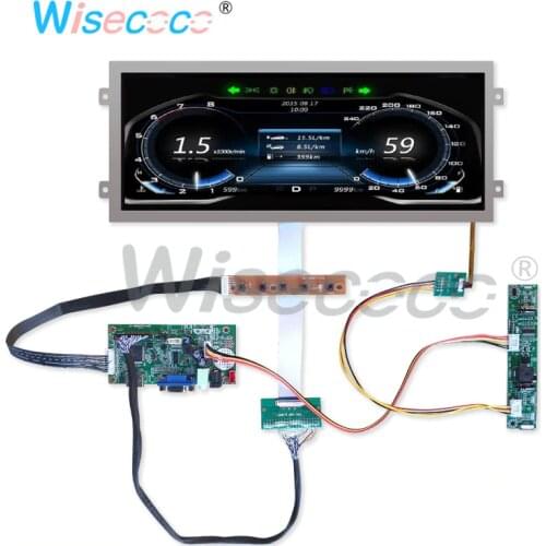 12.3 inch resolution 1920 * 720 display HSD123IPW1 A00 40 pin LVDS VGA for automotive instrumentation