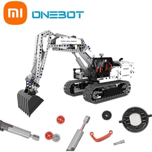 Xiaomi MITU Engineering Excavator Building Blocks Toy Kids Gift Crawler Simulation console Mechanical transmission 900+ parts