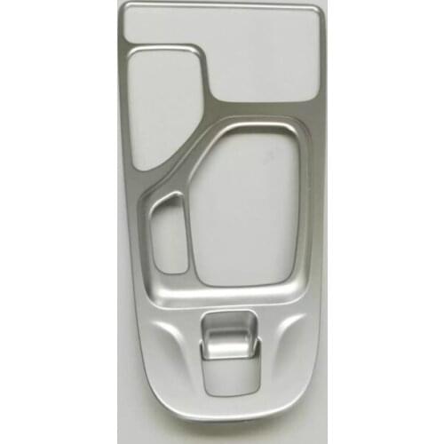 Matte Chrome Interior Gear Shift Trim For Jeep Cherokee KL 4WD 2014-2017 Knob Lever Accessory Gearshift Molding