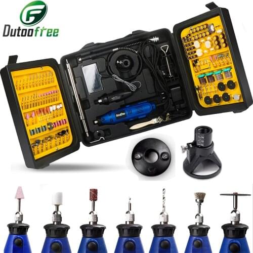 110V 220V 130W DIY Electric Engraving Pen Mini Drill Rotary Tool Set with Grinding Accessories Set For Dremel Tools
