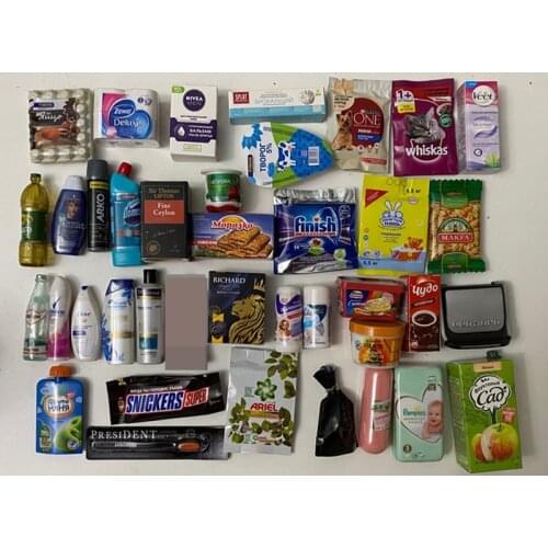 5pcs Mini Chip Snacks Renent Dollhouse Miniature Suupermarket Food Daily Necessities Pretend drink for doll kitchen toys