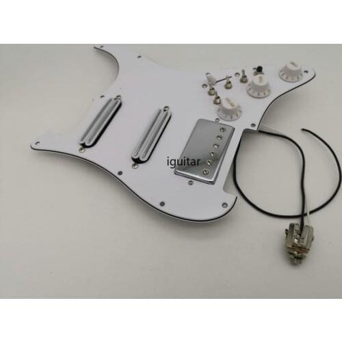 Multifunction Guitar Pickups Pickguard White Humbucker Pickup 20 tone switching pickguard