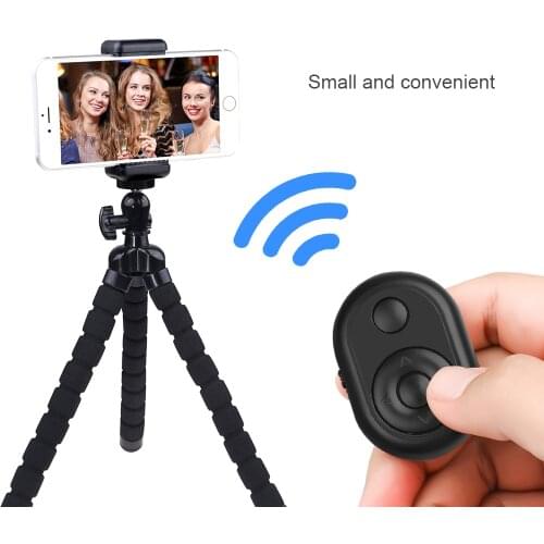 KEBIDU Self-Timer Camera Stick Shutter Release Phone Selfie Stick Wireless Bluetooth Remote Shutter Controller Button for Phone