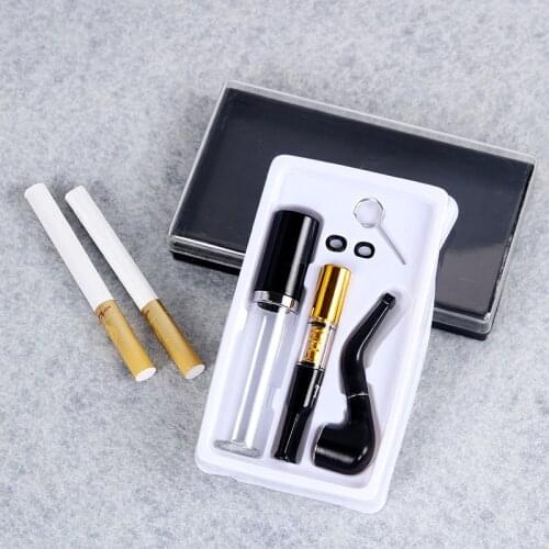 3 PCS combination set cigarette double washable recycling health filter cigarettes holder small pipe gift