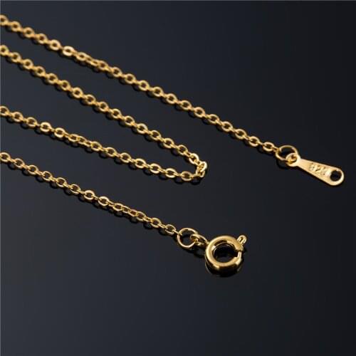 12pcs/lot 2mm width 42CM 3 color chain necklace for Oval Rolo Link Chain Necklace superior quality wholesale