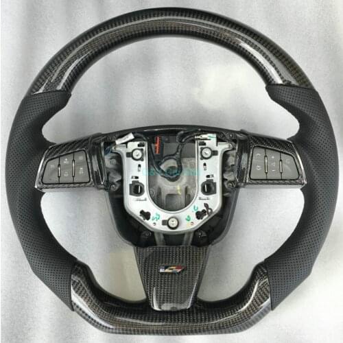 Customized 100% Real Carbon Fiber Car Steering Wheel For Cadillac CTS-V