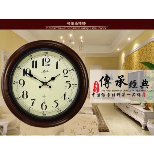 Ultralarge silent wall clock fashion modern rustic antique fashion quartz watches and clocks clock