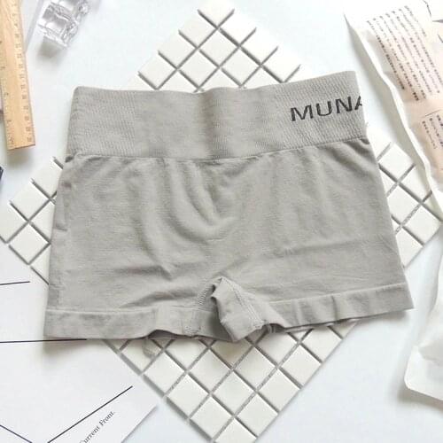Hot Sale Cotton Seamless Safety Pants Body Shaping Boxer Briefs Personalized Letter Design Briefs Casual Ladies Shorts