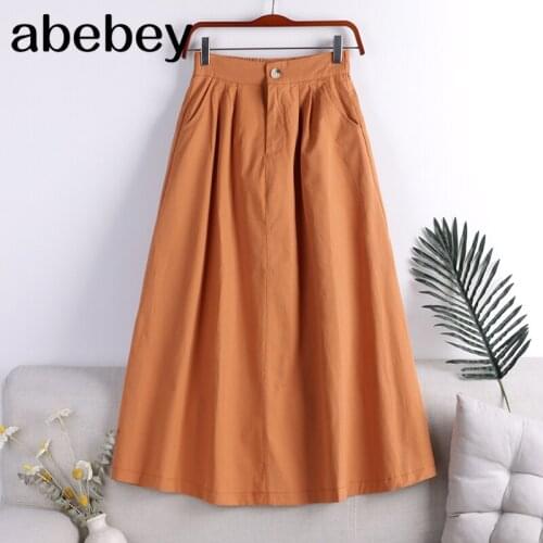 Vintage Elegant Midi Long Pleated Skirt Women 2021 Spring Summer Solid A Line High Waist Mid-length Green Skirt Female