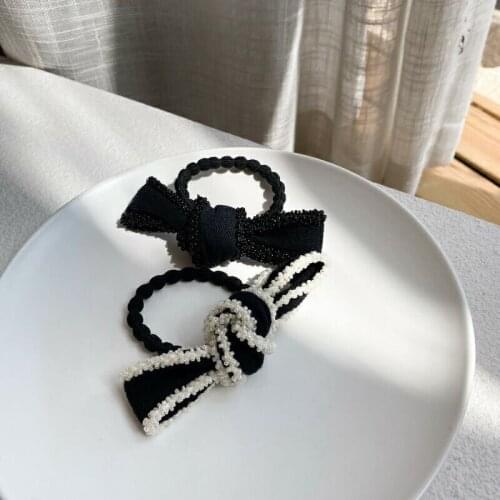 Women Fashion Bowknot Hair Ties Lady Korean Hair Accessories