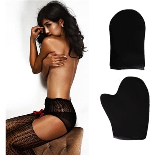 1pc Tanning Gloves Reusable Body Self Tan Applicator Self Tanning Cream Lotion Mousse Self Tanner Body Cleaning Glove