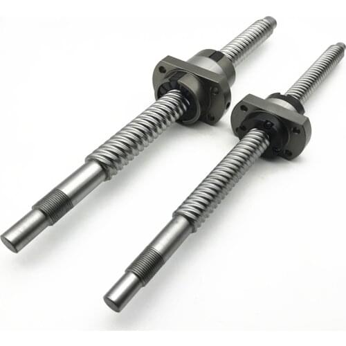 1PC SFE SFY1616/2020/2525/3232 Diameter 16/20/25/32MM 1200-2550mm+Single High-Speed Ball Nut SFE/SFY end machined cnc parts