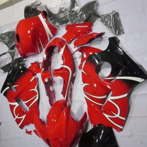2021 WHSC Motorcycle Accessories Full Plastic Fairing Body Kit For SUZUKI GSXR1300 1997-2007 Red
