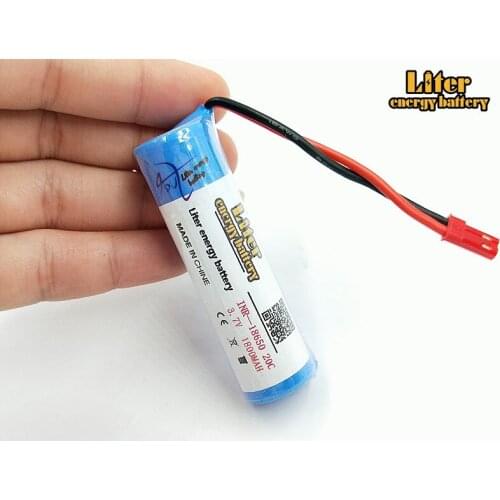 3.7V 1800mAH Remote control helicopter aircraft cylindrical lithium battery 3.7V 1800mAH 15C discharge lithium iron 18650