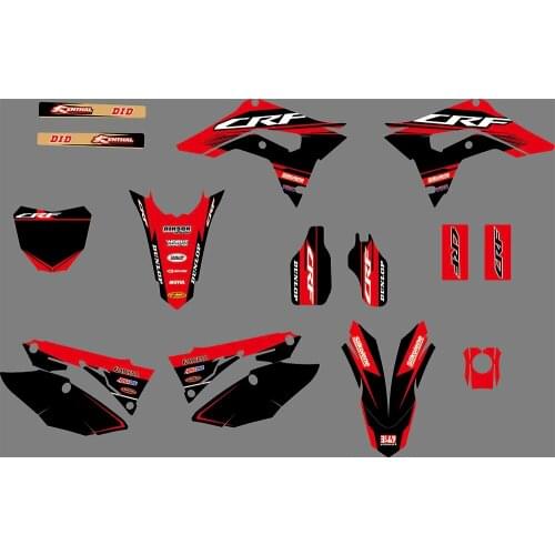 3M Motorcycle Team Graphic & Backgrounds Decal Sticker Kits for HONDA CRF250R 2018 2019 CRF450R 2017 2018 2019