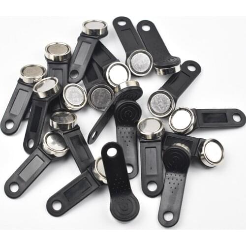 50pcs/Lot TM 1990A-F5 iButton with Iron for Magnetic Probe Touch Memory Sauna Key
