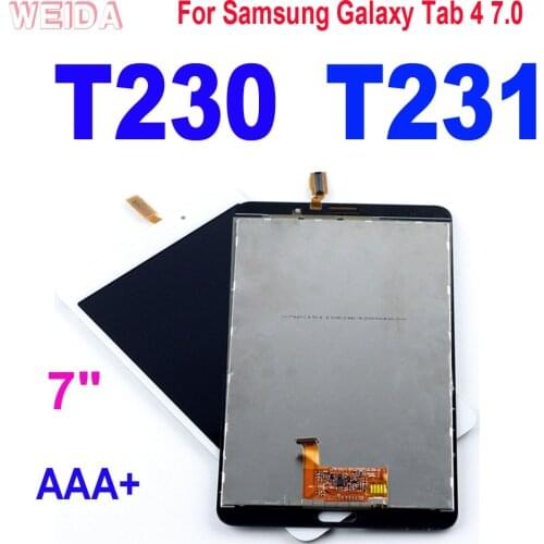 7" LCD For Samsung Galaxy Tab 4 7.0 SM-T230 SM-T231 LCD Display Touch Screen Digitizer Assembly for Samsung T230 WIFI /T231 3G