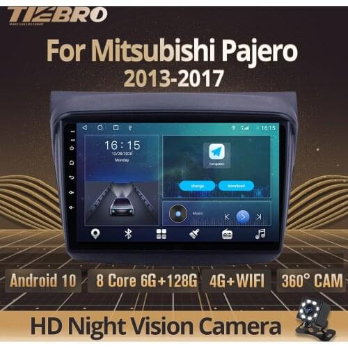 2DIN Android 10 Car Radio For Mitsubishi Pajero Sport 2013-2017 GPS Stereo Receiver Car Multimidia Player DSP Car Receiver IGO