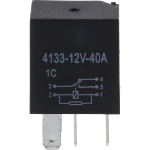 Automotive 12V 40A 5 Pin Relay Long Life Time Delay Automotive Relays For Car