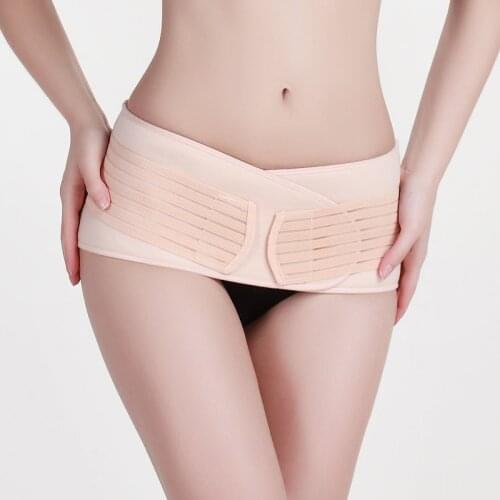 Pregnant Women Postpartum Belly Support Belt To Support Pelvic Hip Correction Belt Female Corset Tummy Tuck Slimming Bandage