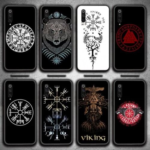 Viking Vegvisir Odin Nordic Phone Case for Xiaomi Mi Note 10 Lite Mi 9T Pro xiaomi 10 10 CC9 Pro