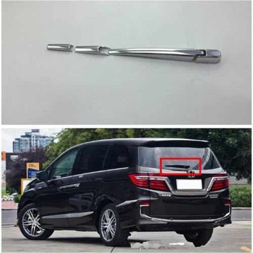 For Honda ELYSION 2016-2019 Car Rear Window Rain Wiper Brush Trim Cover ABS Car Styling Moldings Decoration