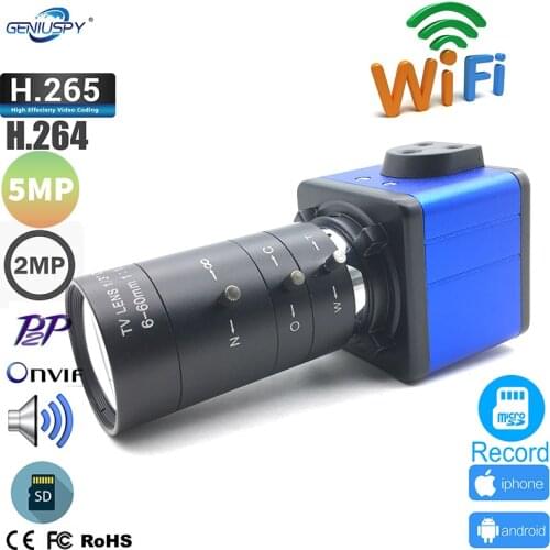CamHi 2MP 5MP IMX335 2560x1920 Audio Mini WIFI BOX IP Camera Indoor Wireless Surveillance Home Security Onvif CCTV TF Card