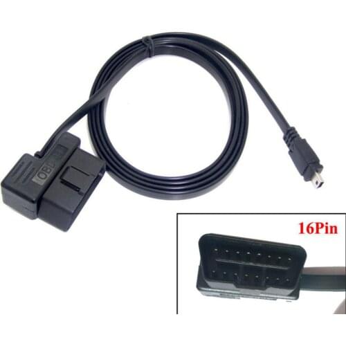 OBD II OBD 2 16 Pin To Mini USB Connecting Cable For Car HUD Head Up Display