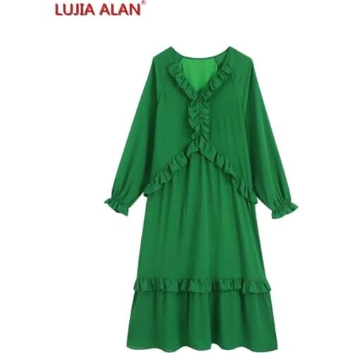 LUJIA ALAN Summer Chiffon Dresses