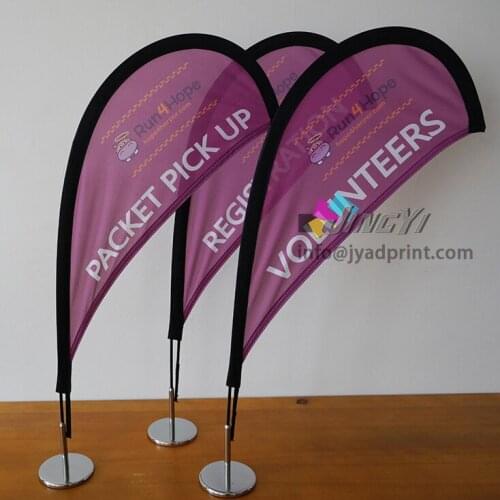 Desk Flag, Table Top Mini Display Stand, Desk Top Teardrop Mini Flag Banner