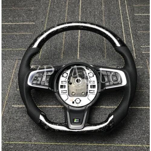Customizable Steering Wheel For JAGUAR Steering Wheel Forged Napa Alcantara Perforated Leather Carbon Fiber Steering Wheel