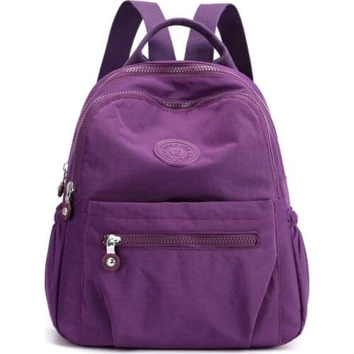 Nylon Backpack Fashion Casual Light Travel Bag For Women Cute BackpackBackpack ladies 2022