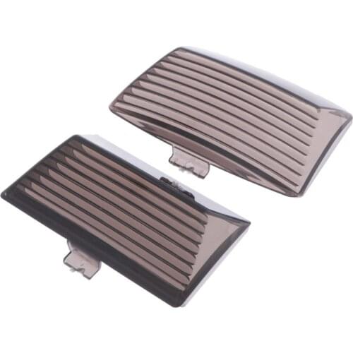 Front Rear Fender Tip Light Smoked Lens Cover Mud Guards Replacement for Harley FLHX FLHR 1980-2013