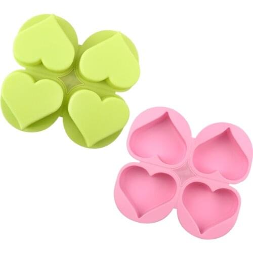 Silicone Mold Xg7051 for 4-company Love Rice Cake Pudding