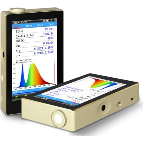 Light spectrometer CCT CRI Lux Spectrum test