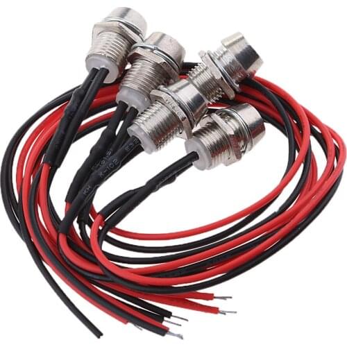 5pcs 12V LED Indicator Panel Light for Speedometer Odometer Tachometer Blue