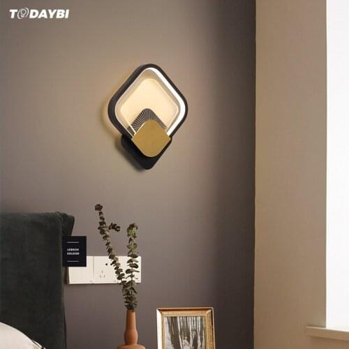 LED Wall Lamp Bedside Lamp Bedroom Modern Minimalist Light Luxury Living Room TV Background Wall Lighting Hotel aisle Nordic