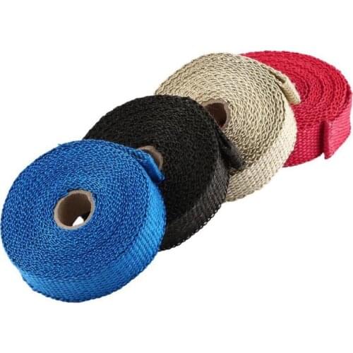 5m Motorcycle Exhaust Thermal Exhaust Tape Header Heat Wrap Resistant Downpipe For Motorcycle Auto Automobile Car Accessories